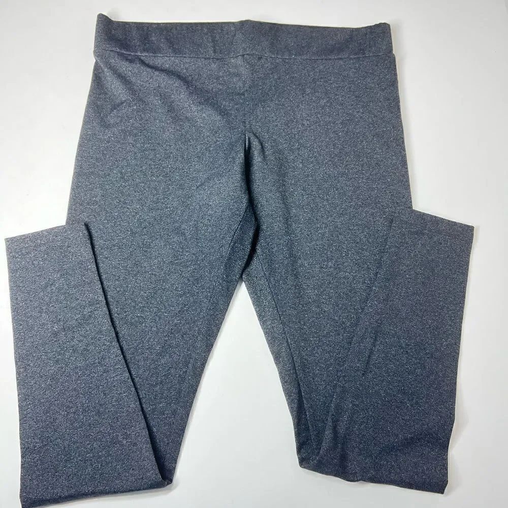 Matty M Leggings -Wide Waistband -Thicker Material Charcoal Size L